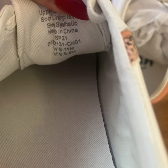 Madewell Sidewalk Wavy low top sneaker size 11 - Picture 6 of 10